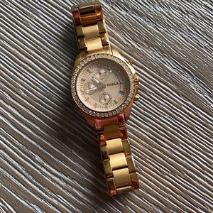 Rose Gold FOSSIL Watch